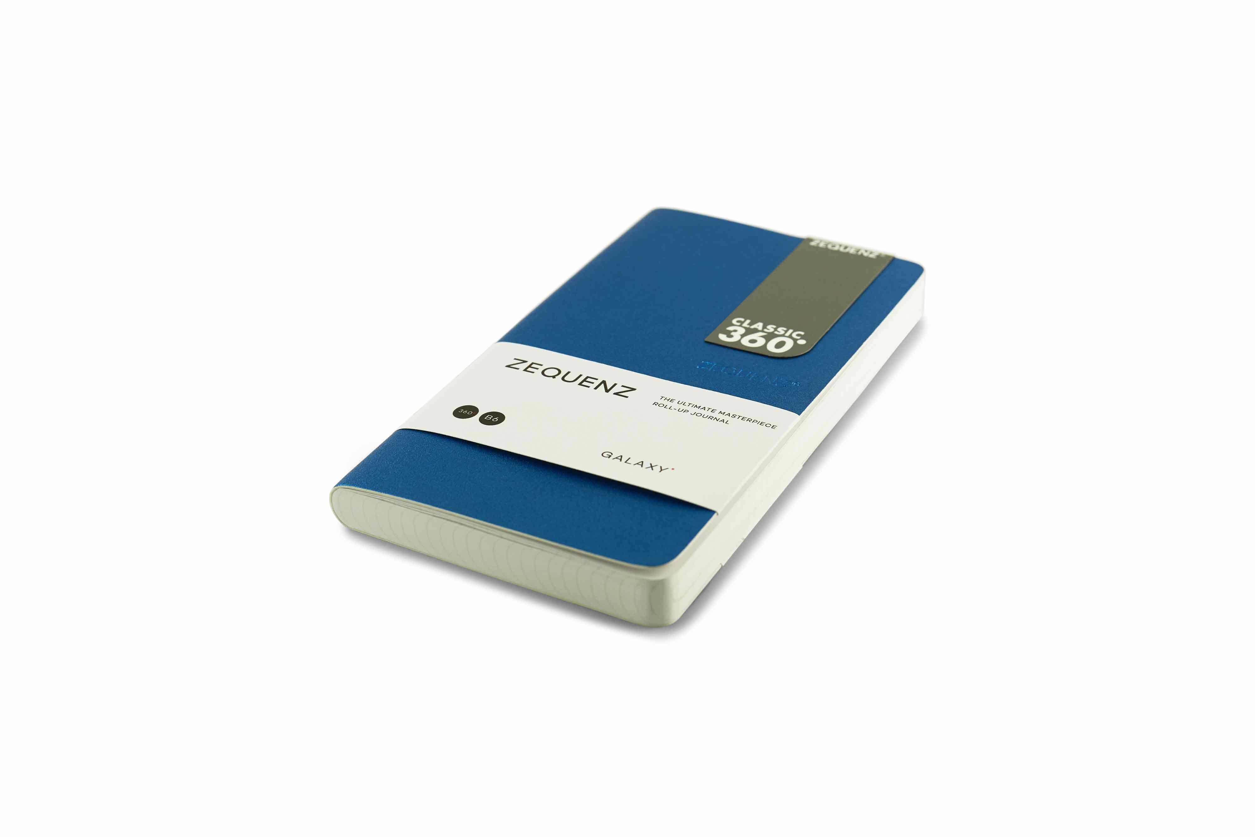 Zequenz-notebook-Galaxy-B6-blue Zequenz Galaxy 360 Notizbuch B6 Slim Blau 10x17.8 cm