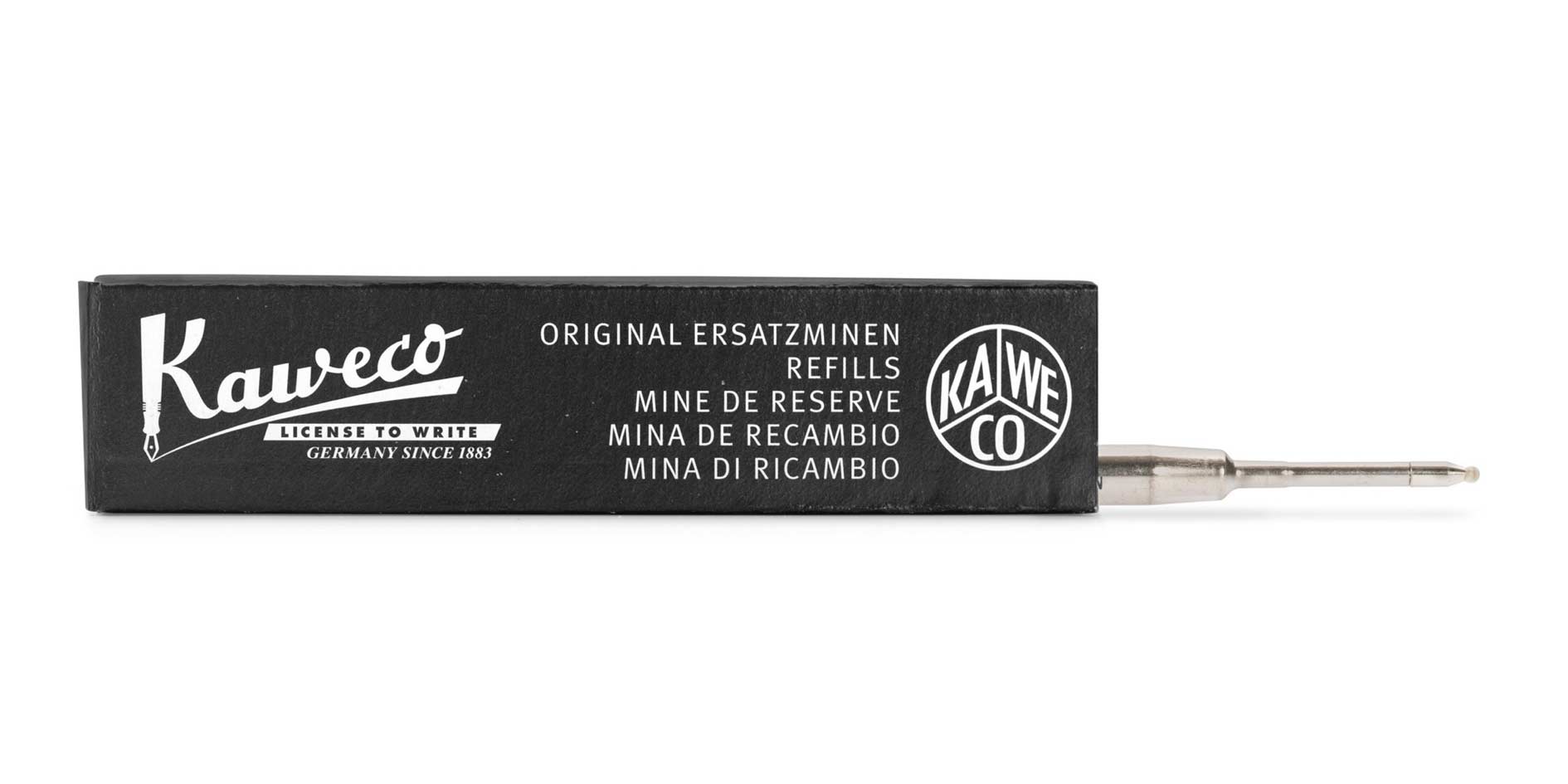 Kaweco-rollerball-refill-G2-black Kaweco Rollerball Mine G2 0.7mm Schwarz