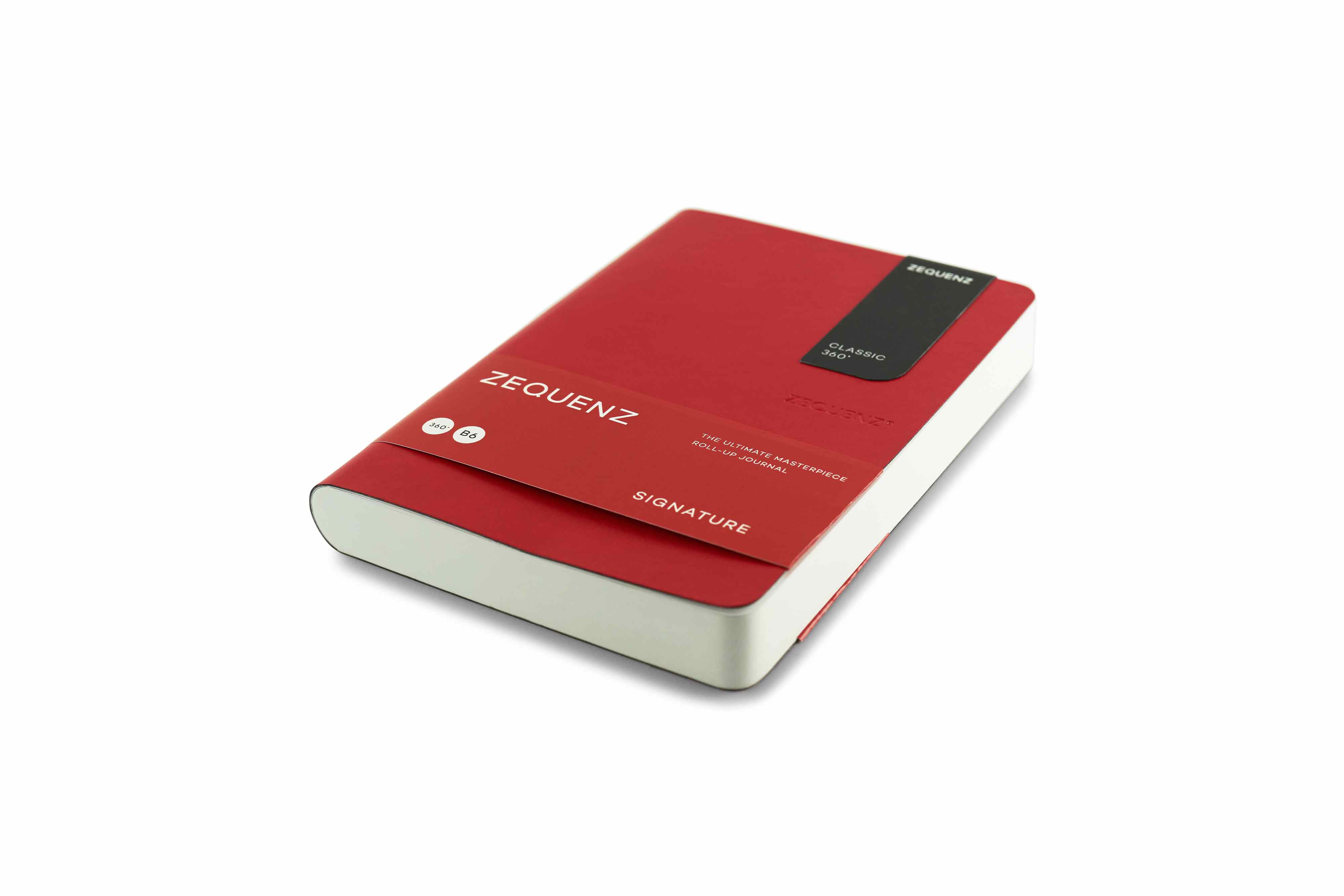 Zequenz-notebook-Signature-Classic-B6-red Zequenz Signature Classic 360 Notizbuch B6 Rot