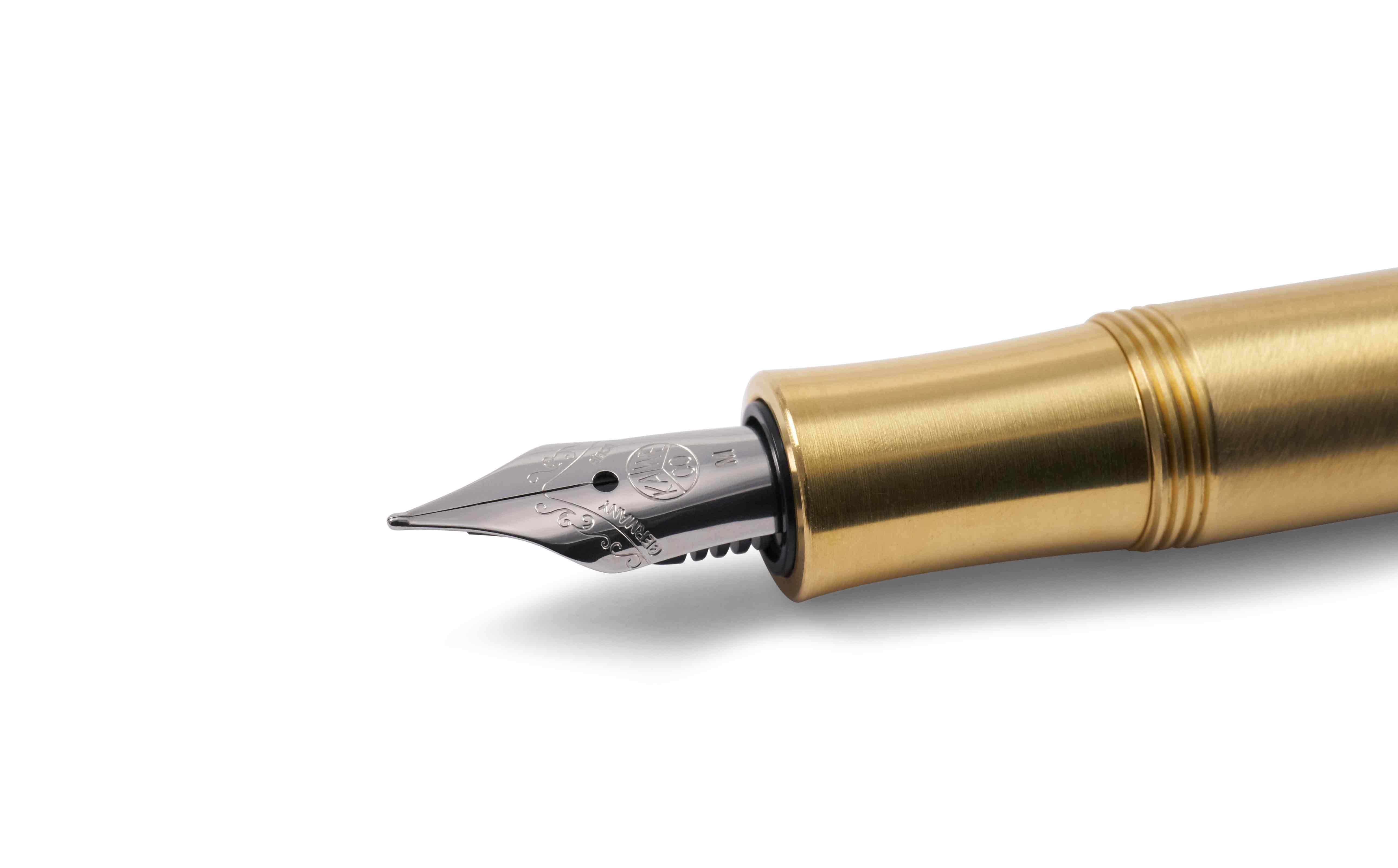 Kaweco BRASS Sport Füllhalter | Medium Stahl blank
