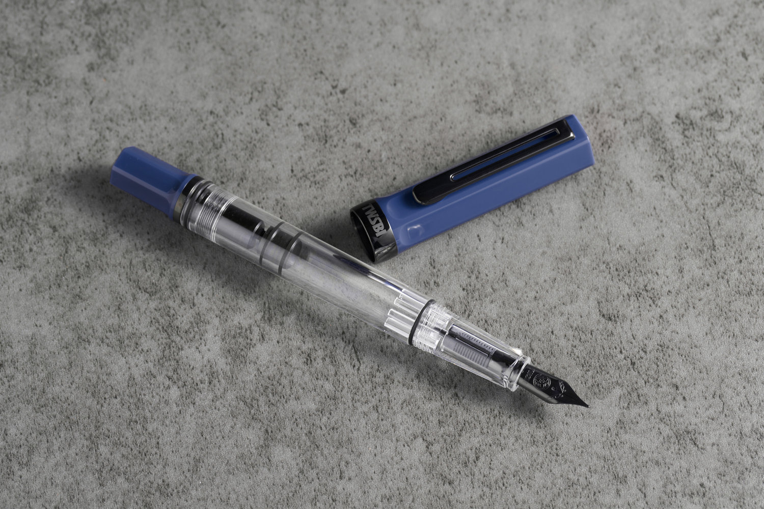 TWSBI ECO Slate Blue Onyx Kolbenfüllhalter