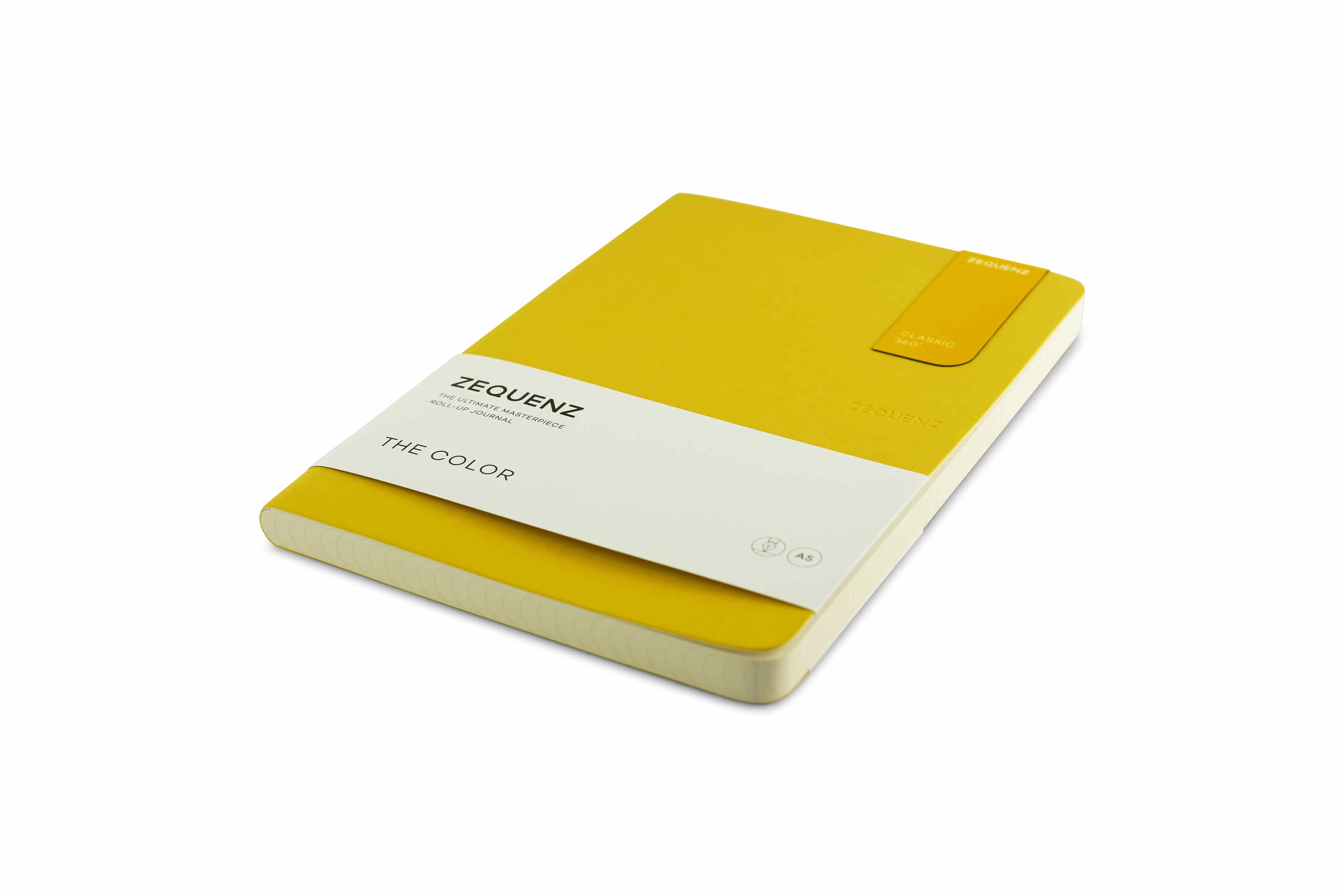 Zequenz-notebook-The-Color-A5-Mustard-Yellow Zequenz The Color Notizbuch A5 Senfgelb
