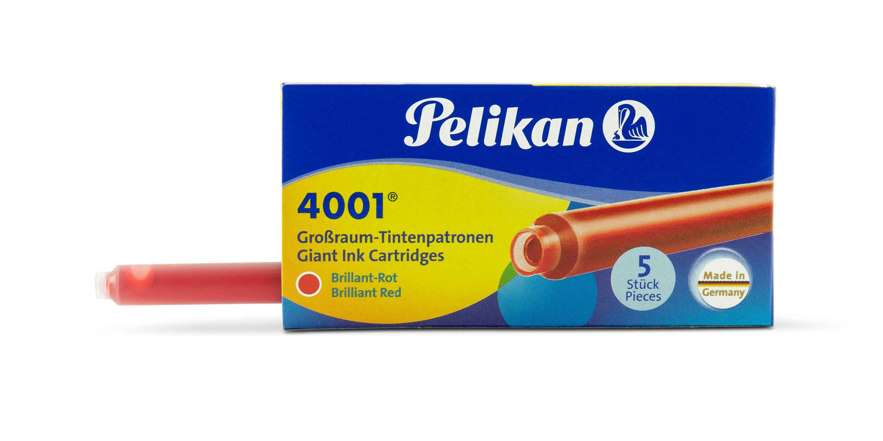 Pelikan Ink cartridges TP5 long brilliant red 5 pieces