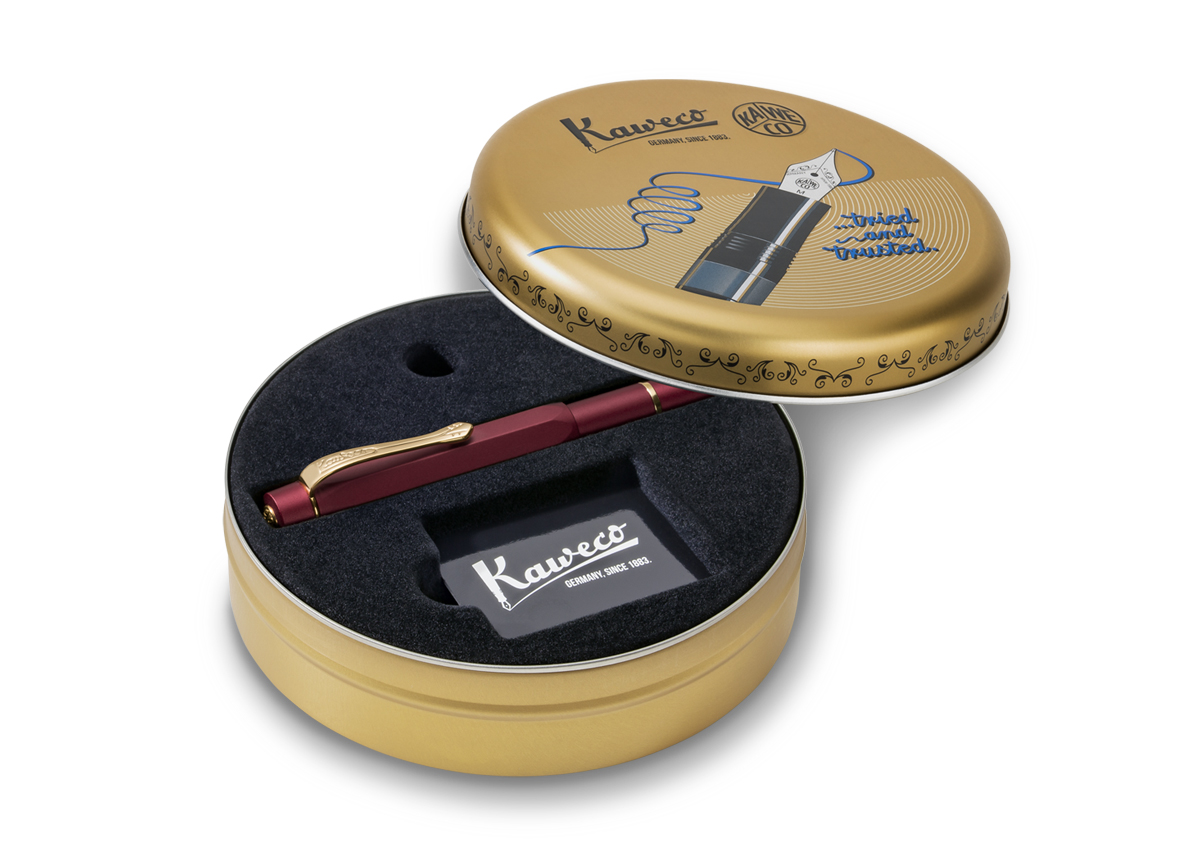 Kaweco PISTON SPORT AL Bordeaux Kolbenfüllhalter