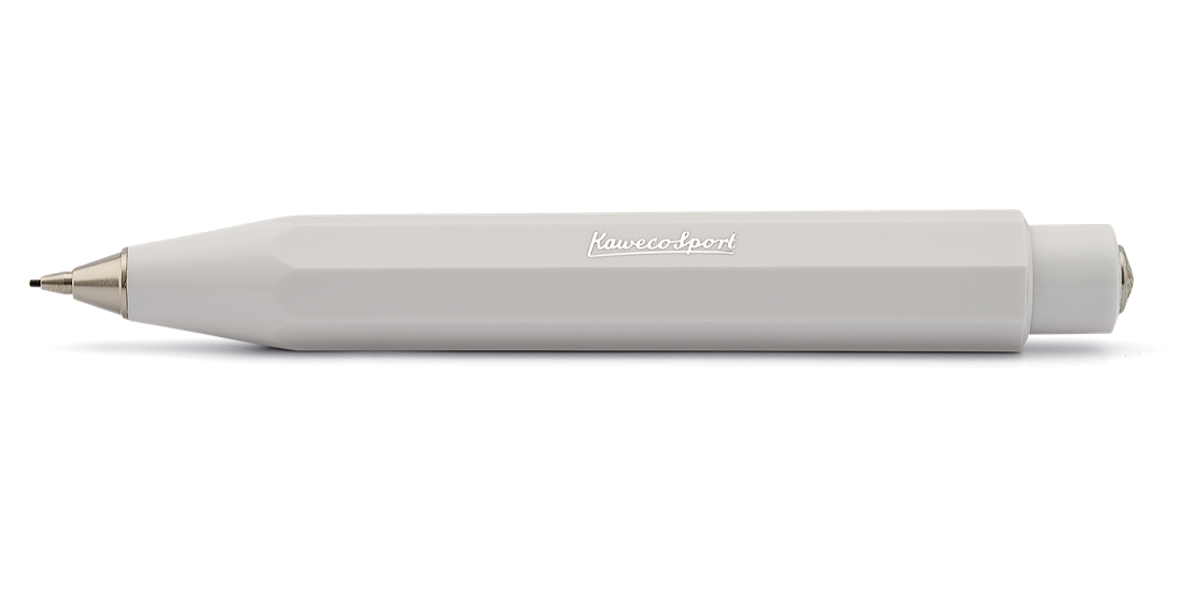 Kaweco_SKYLINE_Weiss_Druckbleistift_Schatten Kaweco SKYLINE Sport Druckbleistift 0,7 mm Weiß