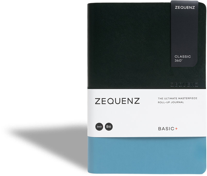 Zequenz Basic Plus Notizbuch B6 Emerald Lagoon