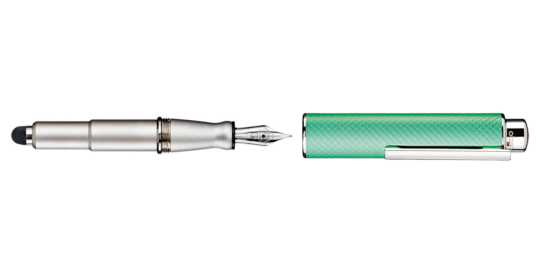 OttoHutt-Entwurf05-Mint-Fuellhalter Otto Hutt Entwurf 05 Füllhalter Karo Mint