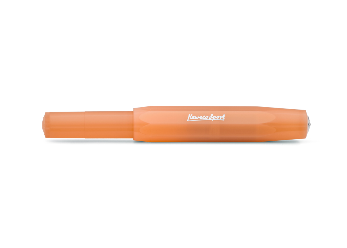 Kaweco FROSTED Sport Füllhalter Soft Mandarine | Medium Stahl blank