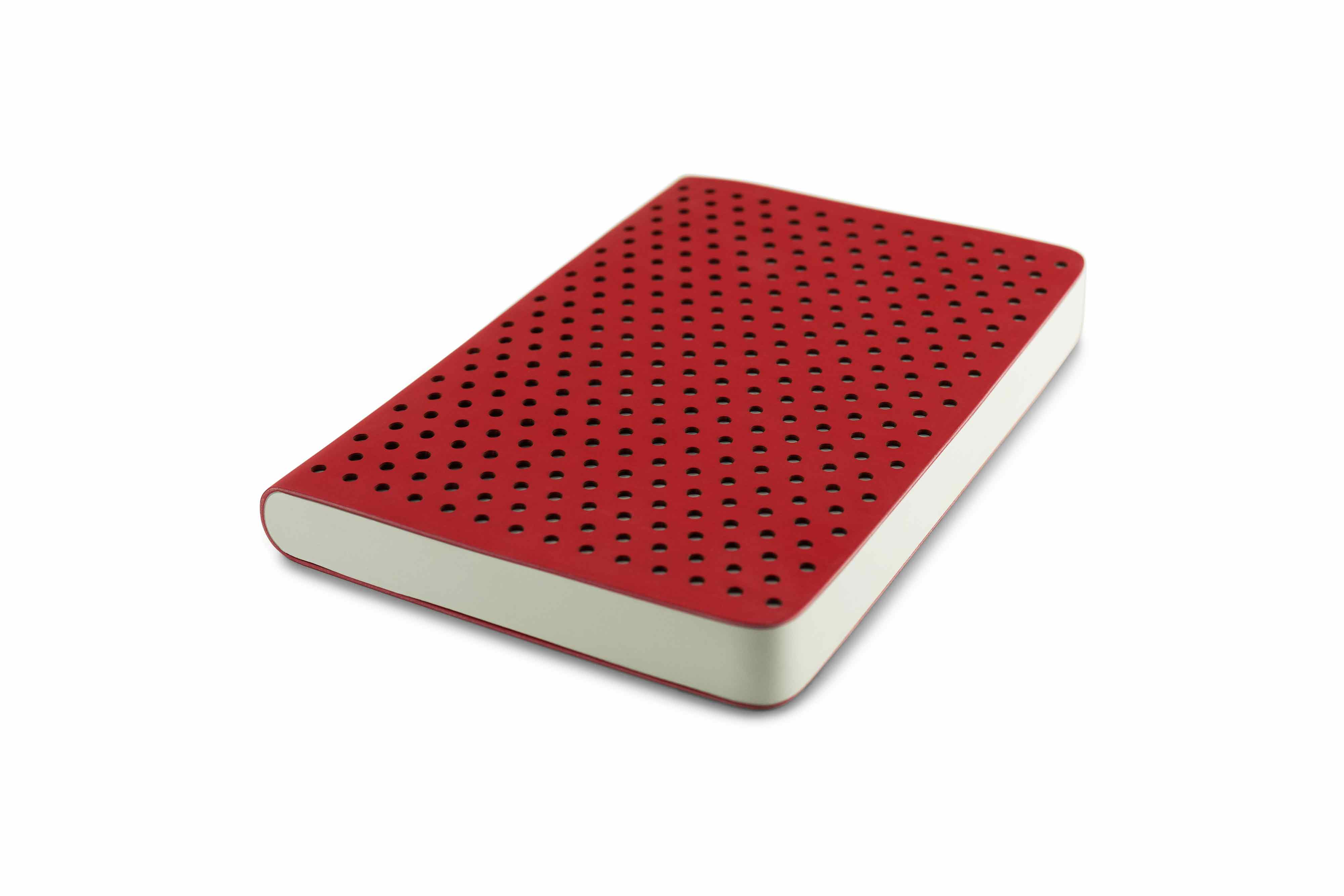 Zequenz Air 360 Notizbuch A5 Dynamisches Rot Gepunktet