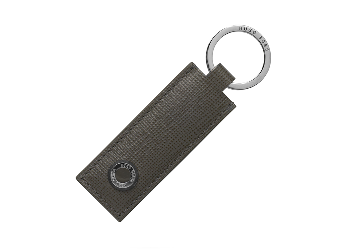 Hugo-Boss-Schl-usselring-TRADITION-Grau Hugo Boss Schlüsselring TRADITION Grau