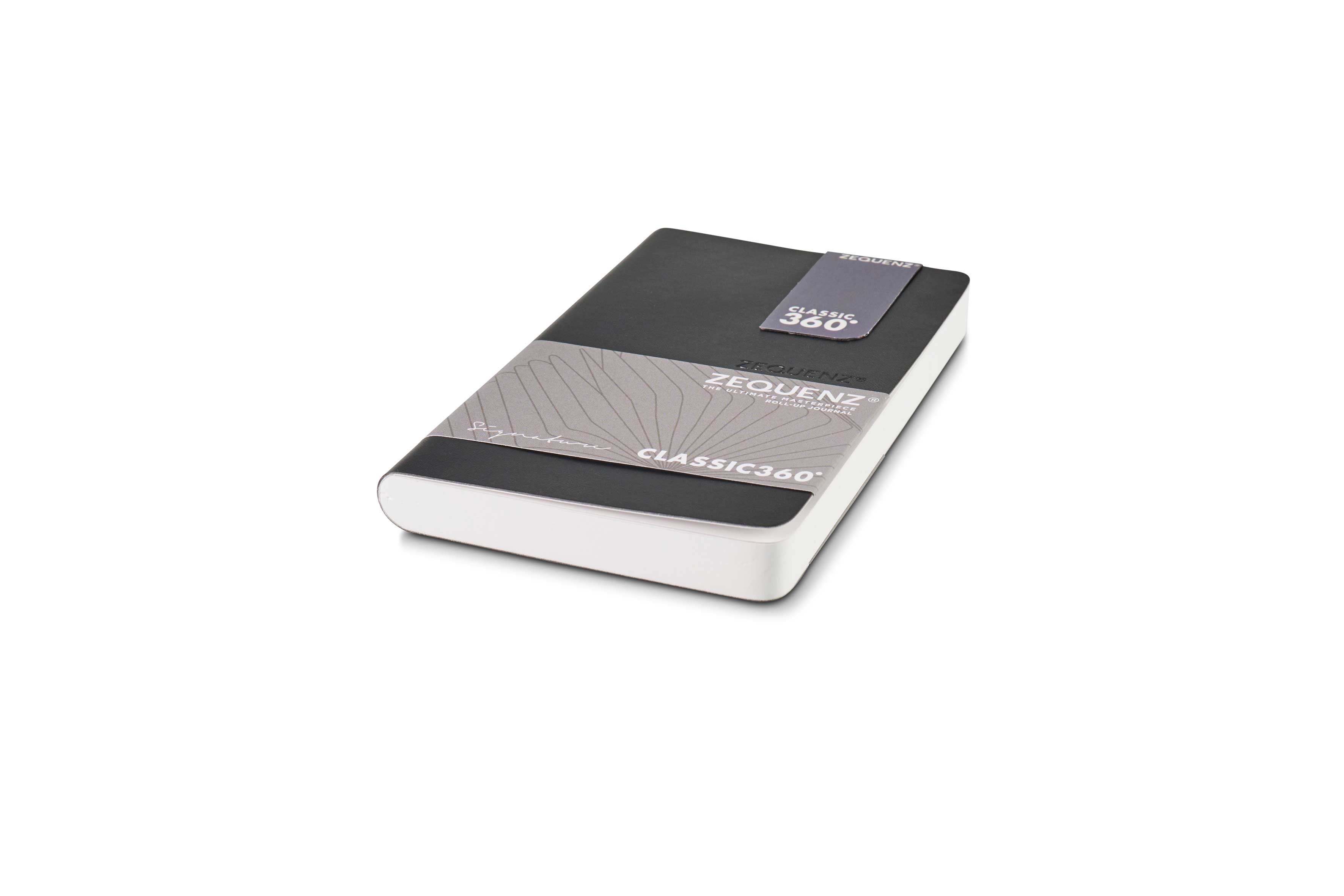 Zequenz-CLASSIC-360-notebook-Signature-black-9x14-cm Zequenz Signature Classic 360 Notizbuch A6- Schwarz  9x14 cm