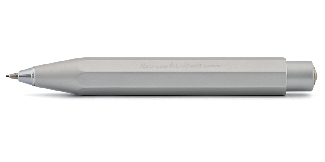 Kaweco_AL_Silber_Druckbleistift_Schatten Kaweco AL Sport Druckbleistift 0,7 mm Silber