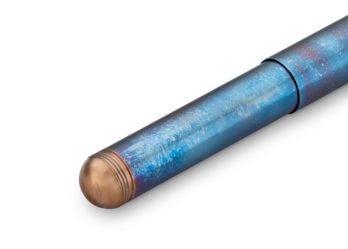 Kaweco SUPRA Füllhalter Fireblue | Medium 14 k. BI Color 250er