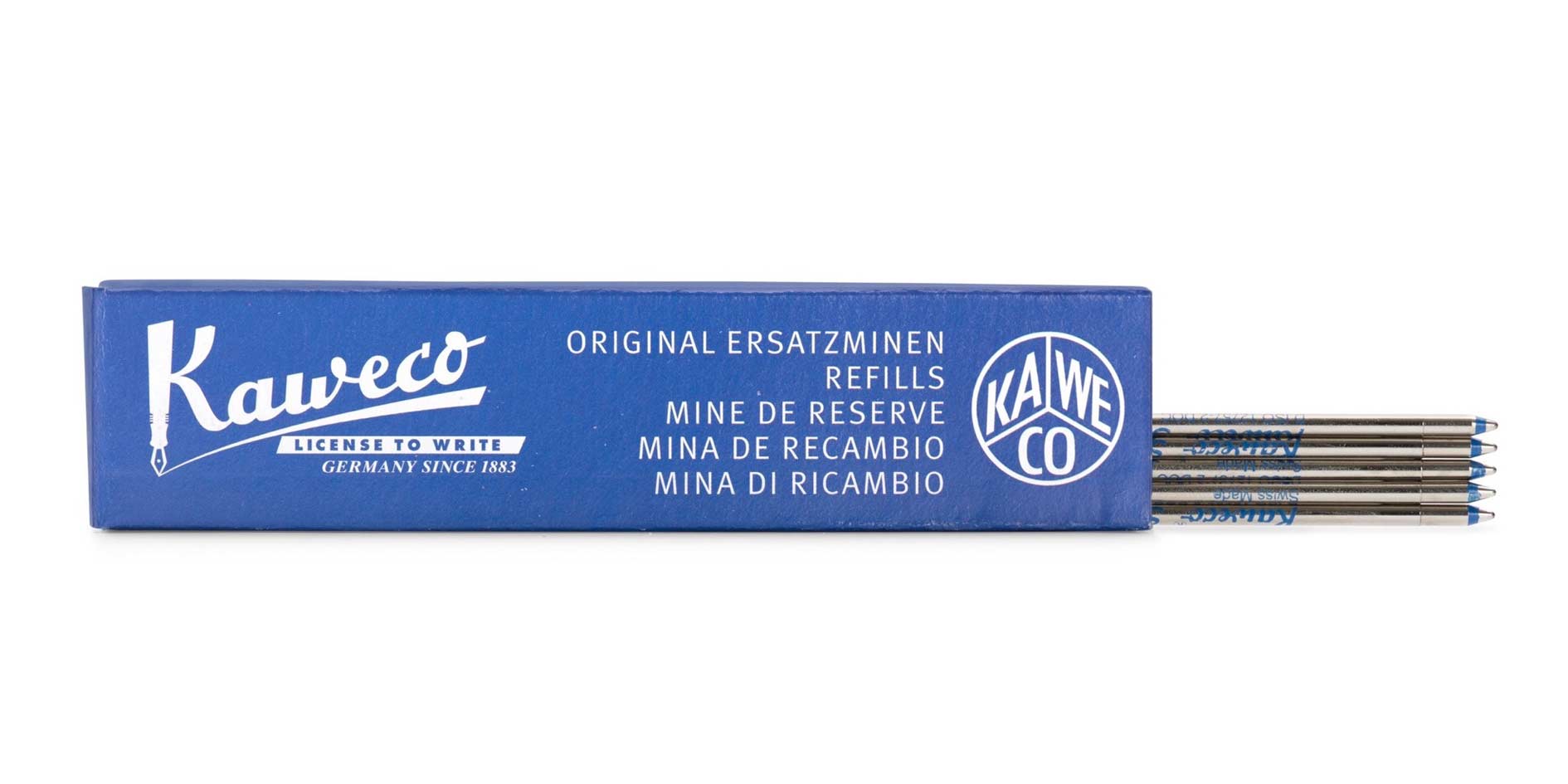 Kaweco-ballpen-refills-D1-blue Kaweco Kugelschreiber Minen D1 Blau