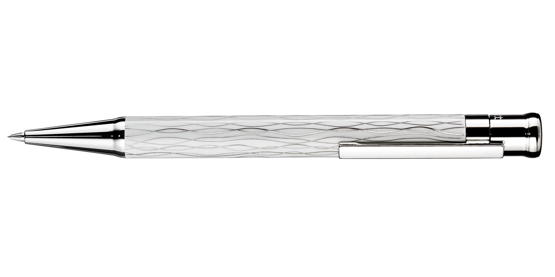 Otto-Hutt-Entwurf04-Welleweiss-Bleistift Otto Hutt Entwurf 04 Drehbleistift Welle Weiß