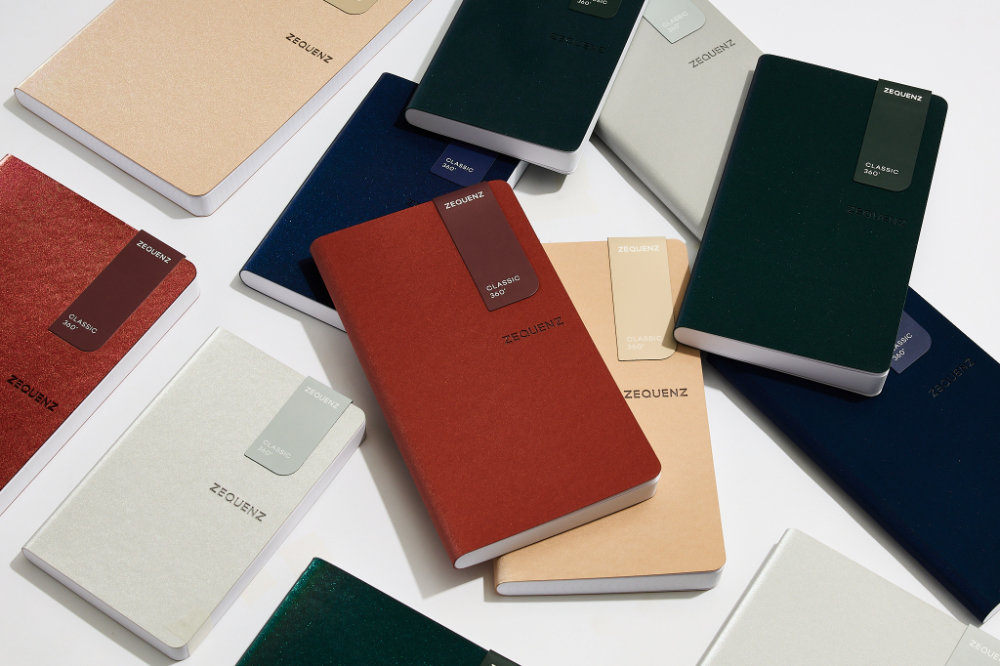 Zequenz Galaxy 360 Notizbuch A6- Space Blue 9 x 14 cm