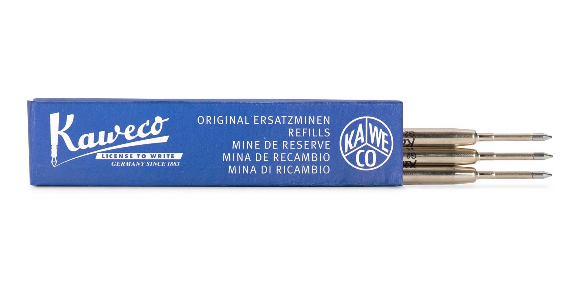 Kaweco-ballpen-refills-G2-blue Kaweco Kugelschreiber Minen G2 Blau