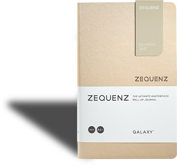 Zequenz Galaxy 360 Notizbuch A6- Star Dust 9 x 14 cm