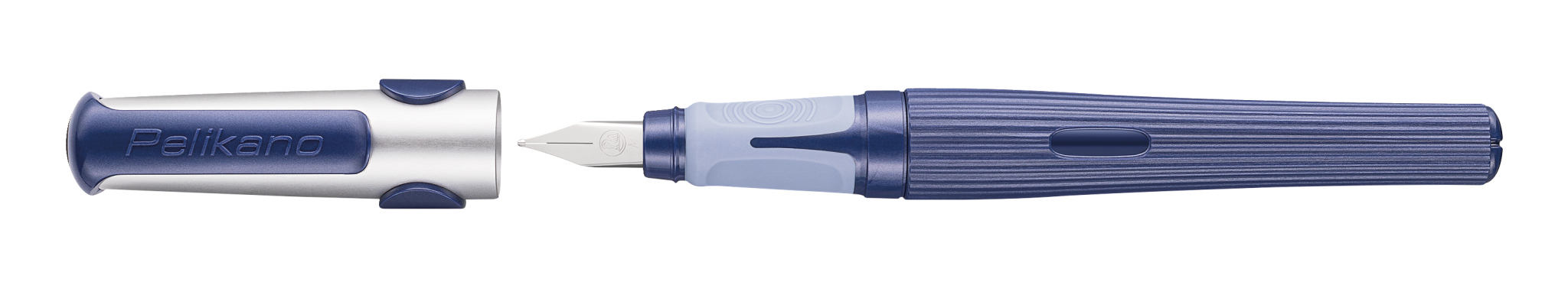 Pelikan Pelikano structure Füller für Rechtshänder Blau