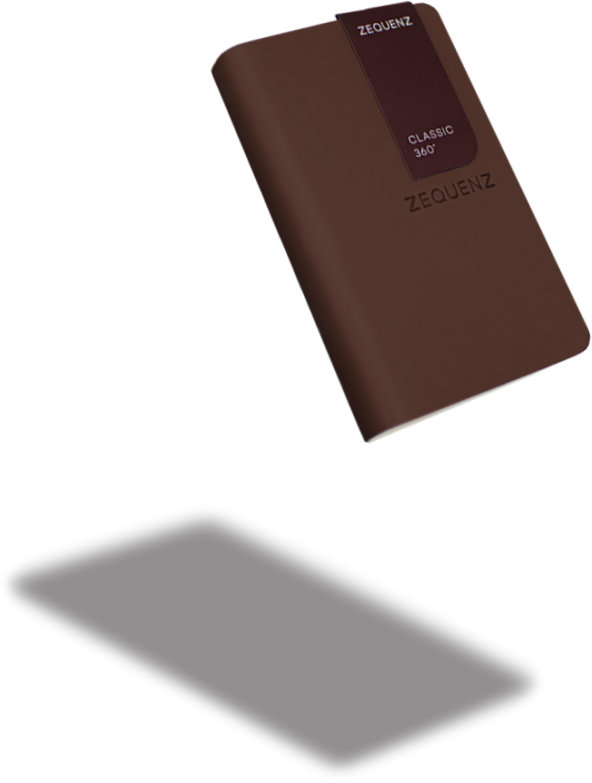 Zequenz The Color Notizbuch A7 Terra