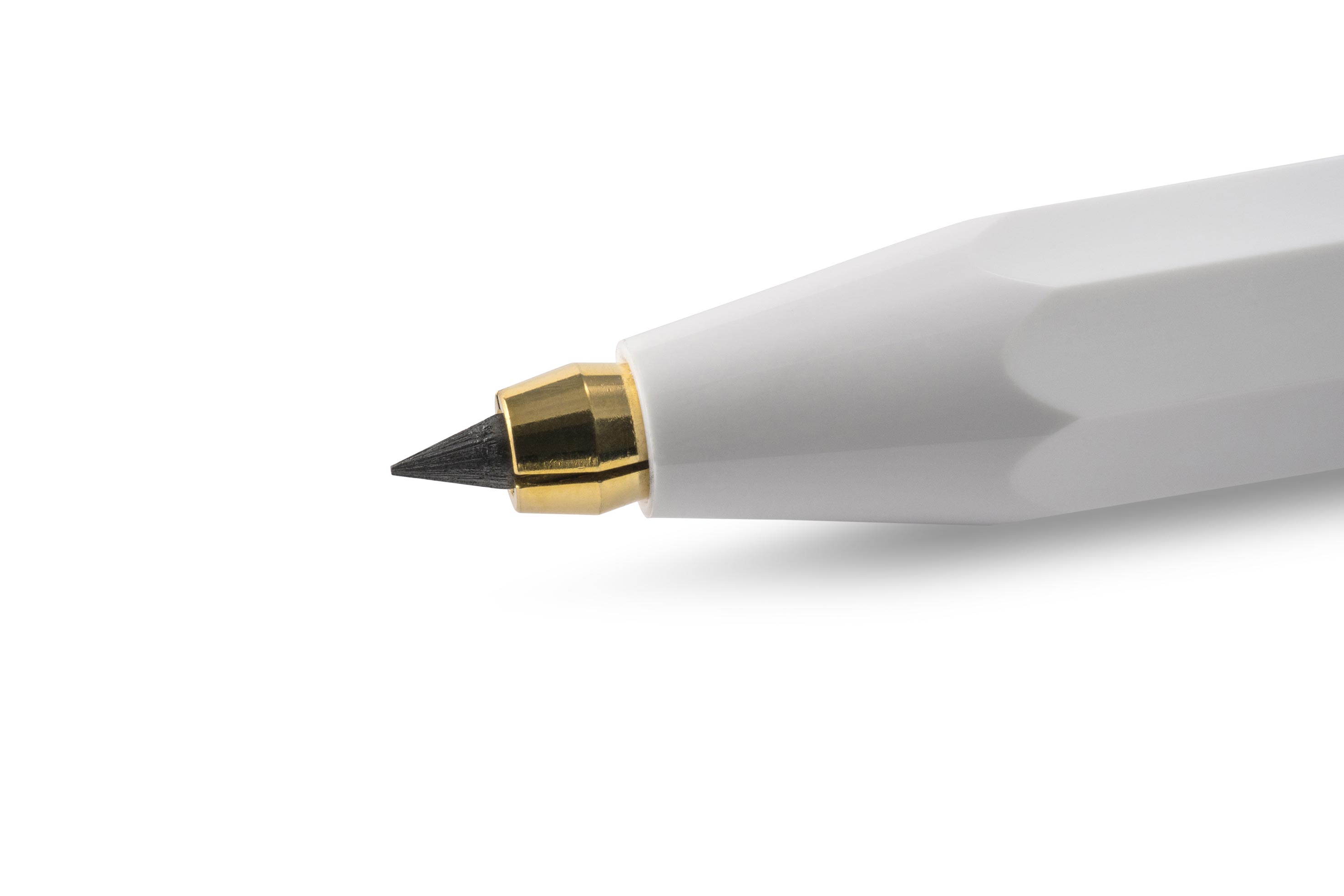 Kaweco-Details-CLASSIC-Sport-Weiss-Fallbleistift Kaweco CLASSIC Sport Fallbleistift 3,2 mm Weiß Detail Spitze
