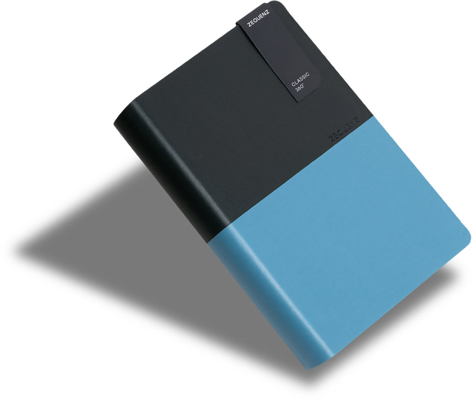 Zequenz Basic Plus Notizbuch A5 Emerald Lagoon