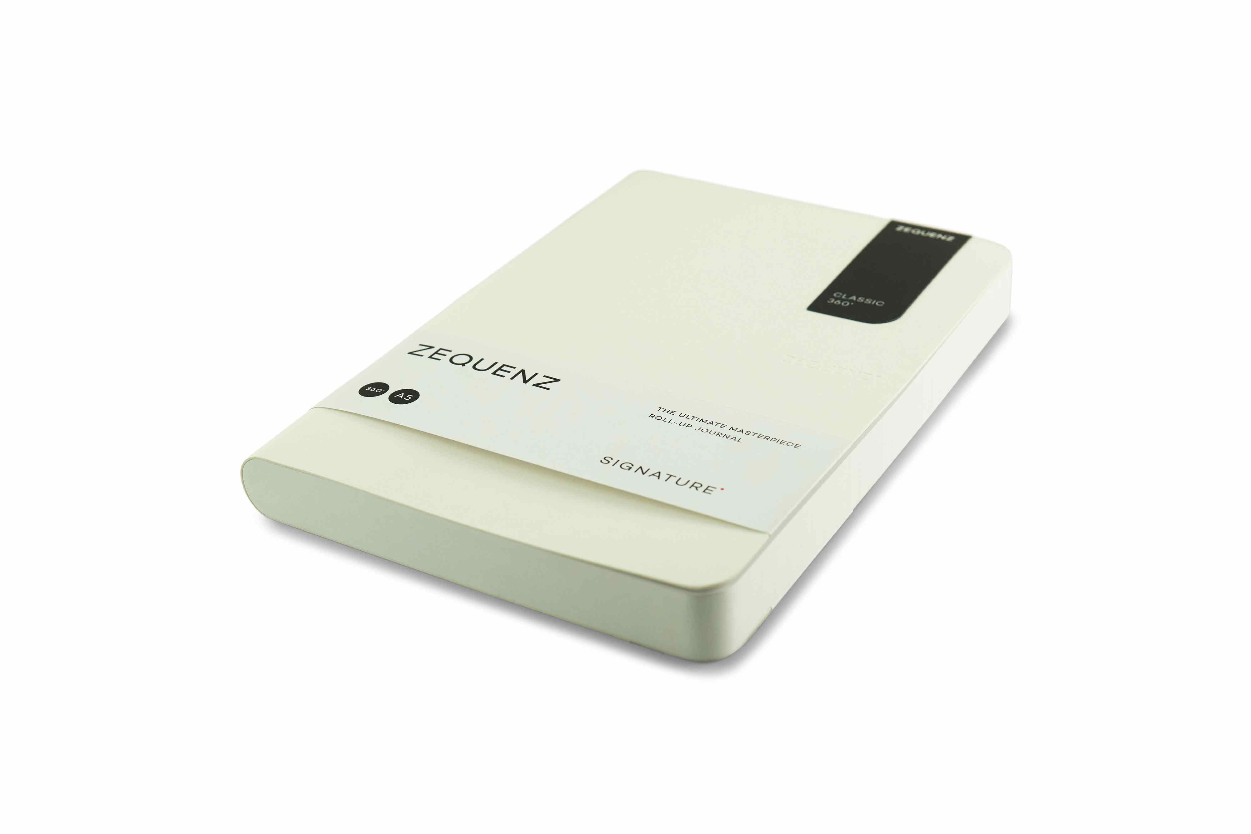 Zequenz-notebook-Signature-Classic-A5-white Zequenz Signature Classic 360 Notizbuch A5 Weiß