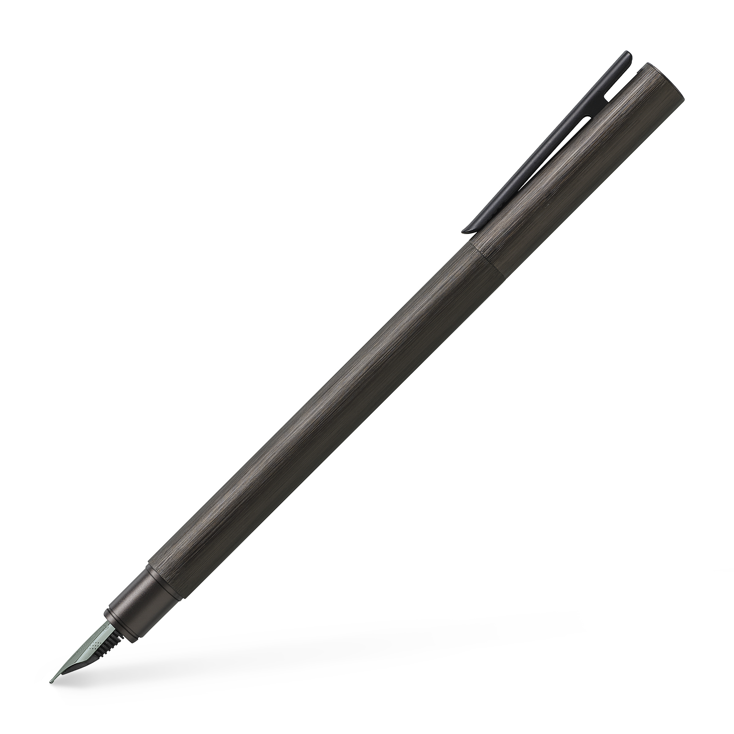 146250_Fountain-pen-Neo-Slim-Aluminium-gun-metal-M_High-Res_64134 Faber-Castell Füllhalter Neo Slim Aluminium grau