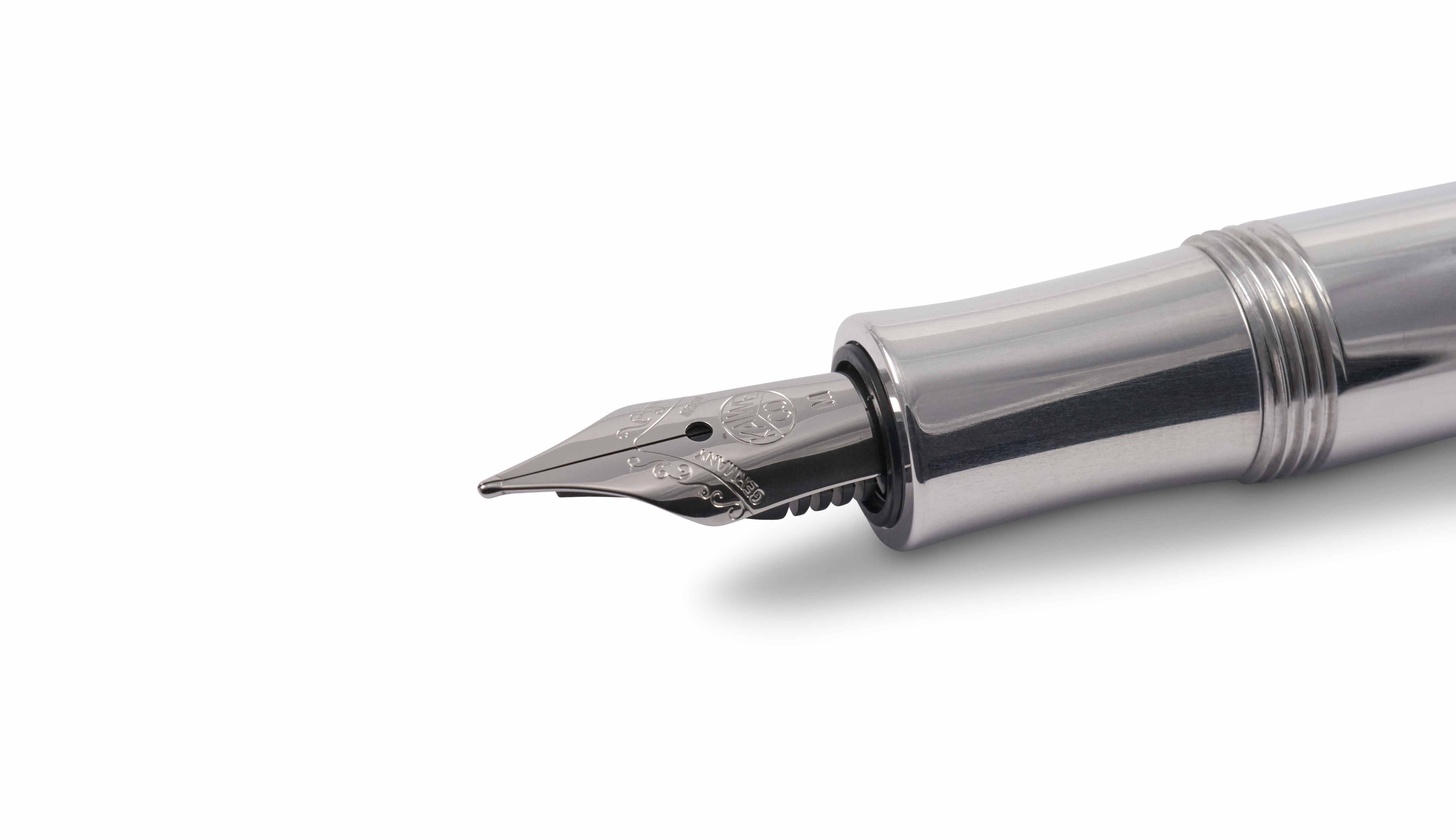 Kaweco AL Sport Füllhalter Raw | Medium Stahl blank