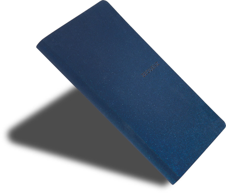 Zequenz Galaxy 360 Notizbuch B6 Slim Space Blue 10 x 17,8 cm