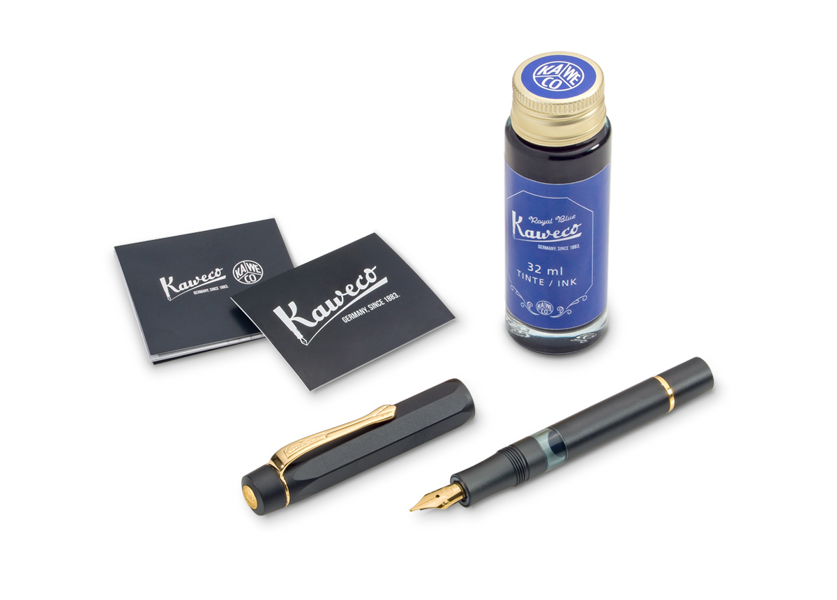 Kaweco Al SPORT Kolbenfüllhalter Starter Set
