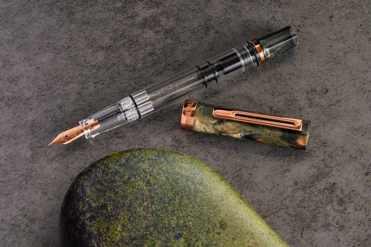 TWSBI ECO Serpentine Bronze Kolbenfüllhalter