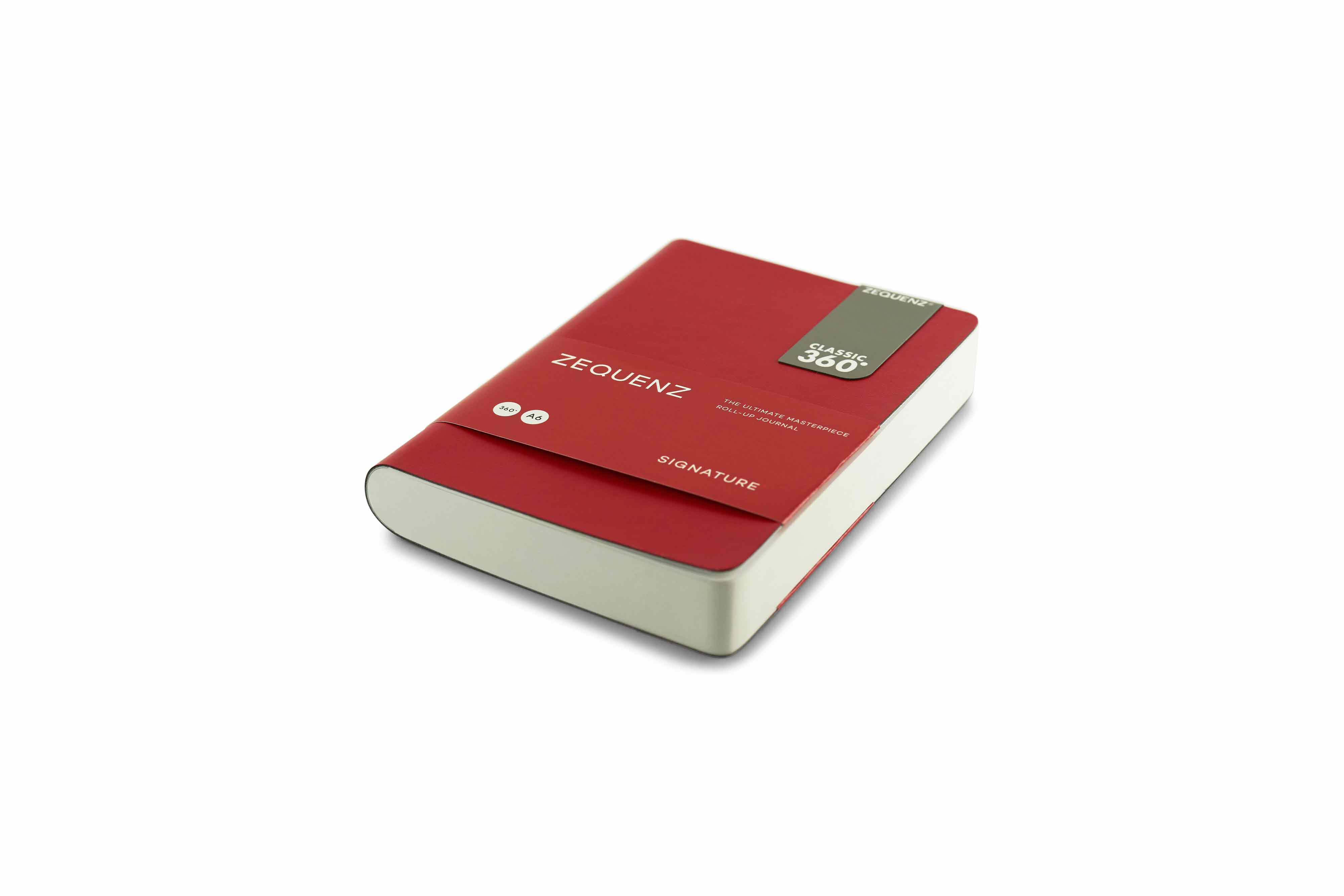 Zequenz-notebook-Signature-Classic-A6-red Zequenz Signature Classic 360 Notizbuch A6 Rot