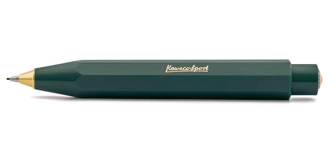 Kaweco_CLASSIC_Gruen_Bleistift_Schatten Kaweco CLASSIC Sport push pencil 0.7mm green