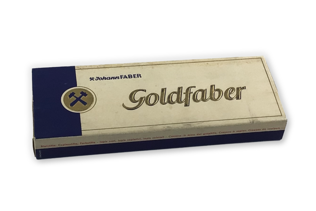 goldfaber_873_rotblau_geschlossen Johann Faber Goldfaber 873 Buntstifte rot/blau Vintage