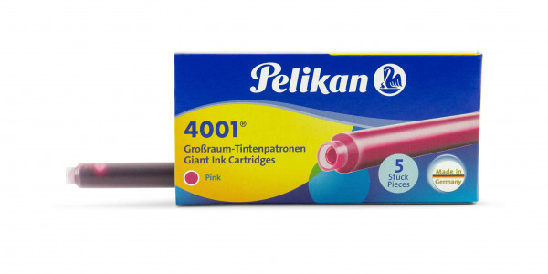 Pelikan Ink cartridges TP5 long pink 5 pieces