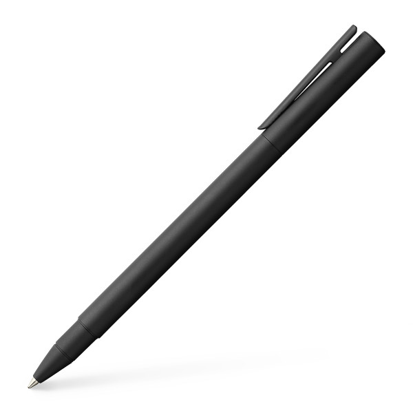 Faber-Castell Tintenroller Neo Slim Edelstahl Schwarz