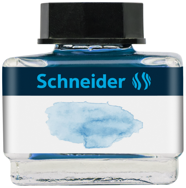 Schneider Tinte für Füllhalter Tintenglas 15 ml pastell