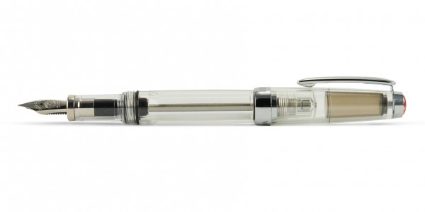 TWSBI Vac Mini vacuum fountain pen clear with posted cap