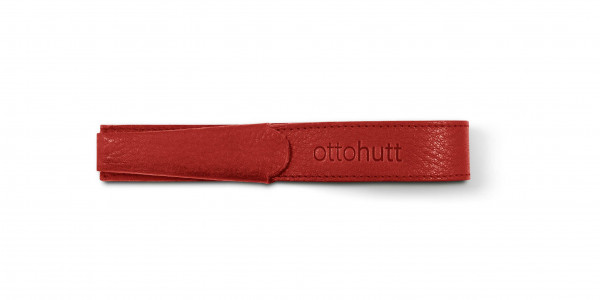 Otto Hutt Leder Etui Rot für 1 Schreibgerät