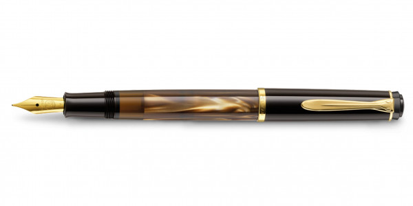 Pelikan Classic 200 piston fountain pen brown marbled