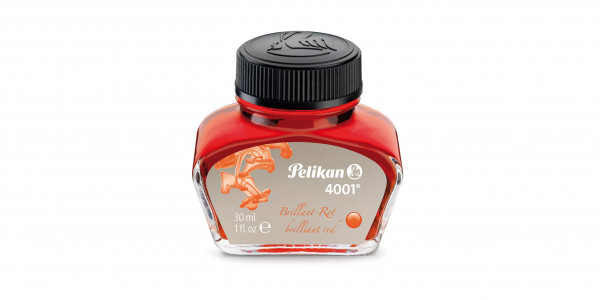 Pelikan Tintenglas 30 ml Brillant Rot