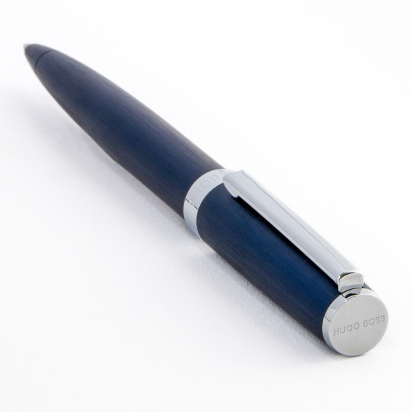 Hugo Boss ballpoint pen Gear Brushed Navy