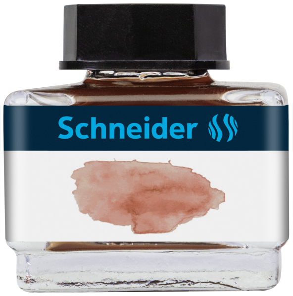 Schneider Tinte für Füllhalter Tintenglas 15 ml pastell