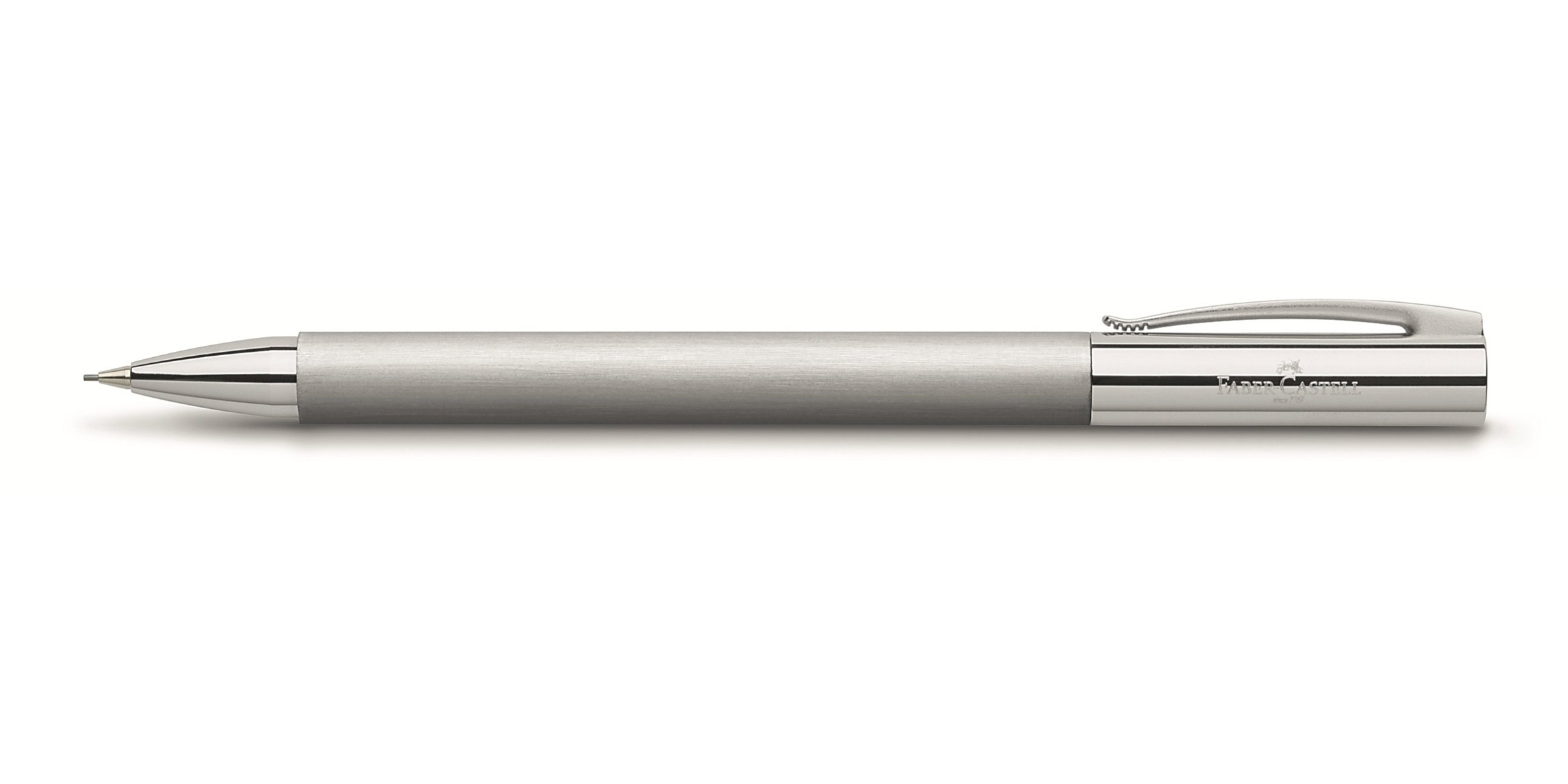 levend premier Michelangelo Faber-Castell twist pencil AMBITION stainless steel 0.7 mm | Mostwanted Pens