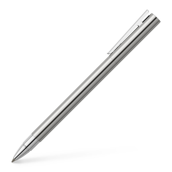 Faber-Castell rollerball pen Neo Slim stainless steel, high-shine